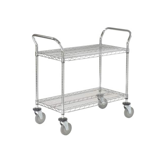 188704 WIRE UTILITY CART, 2 SHELVES, 80