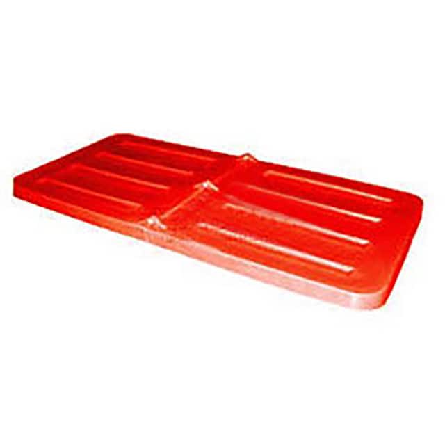 1.1-CU-COVER-RED BAYHEAD LID FOR 1.1 CUBIC YARD T
