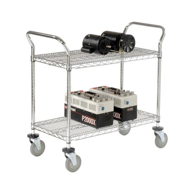 188708 WIRE UTILITY CART, 2 SHELVES, 80