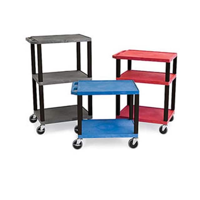 WT42GY-B TUFFY UTILITY CARTS, 24"W X 18"D
