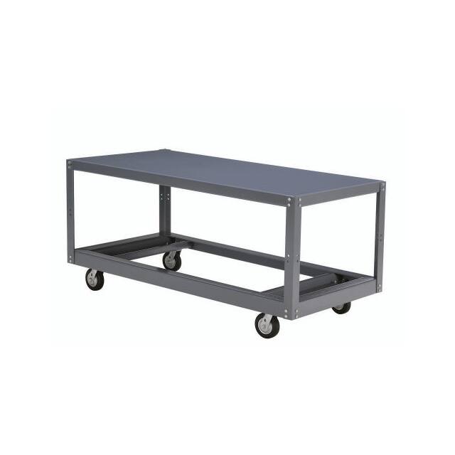 752231 PORTABLE STEEL TABLE, 1 SHELF, 1