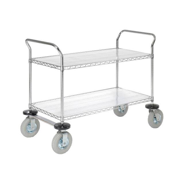 188782 WIRE SHELF INSTRUMENT CART, 2 SH