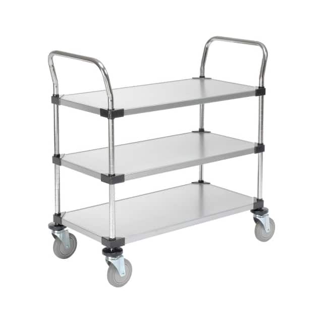 489066 GALVANIZED STEEL UTILITY CART, 3