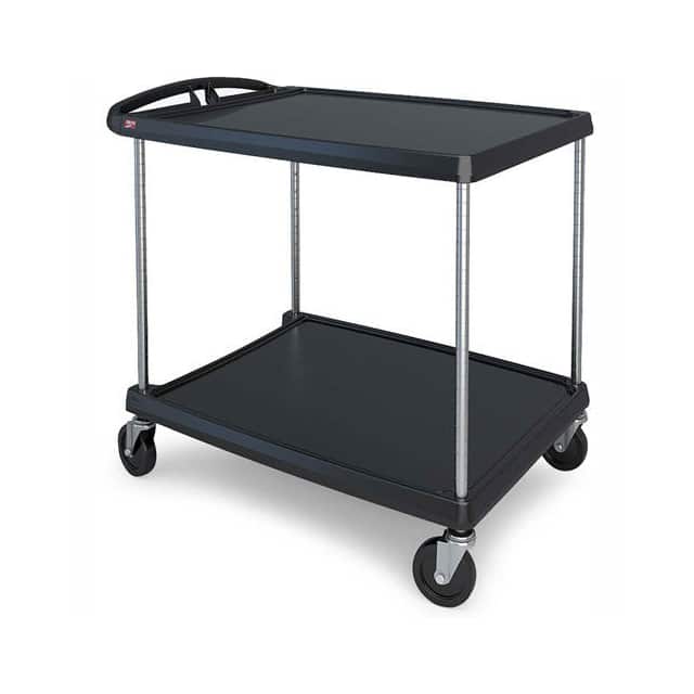 MY2636-25BL MYCART 2-SHELF UTILITY CART W/CH