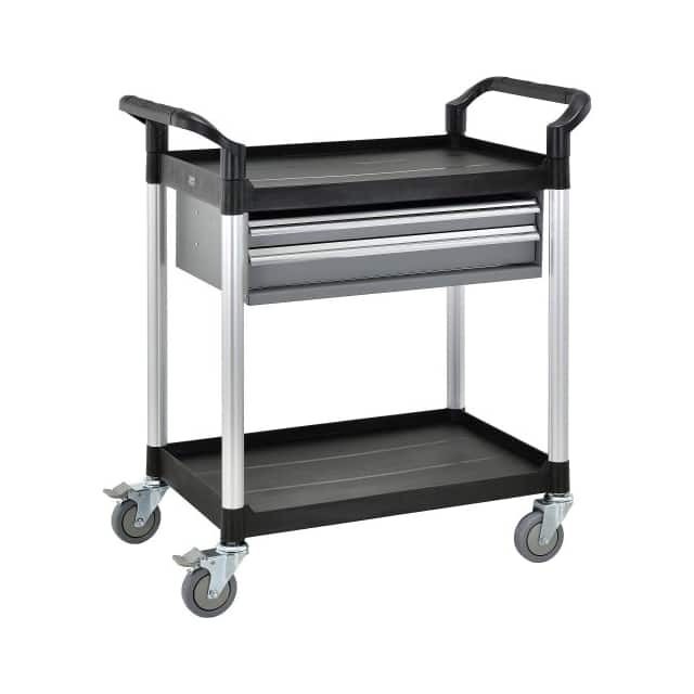 PUC-122 2 SHELF UTILITY TOOL TROLLEY W/T