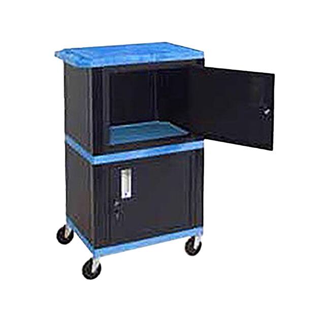 WT50BU-B PLASTIC SHELF MOBILE STORAGE CAB