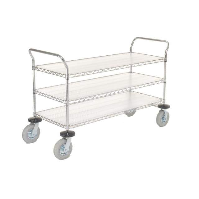 188790 WIRE SHELF INSTRUMENT CART, 3 SH