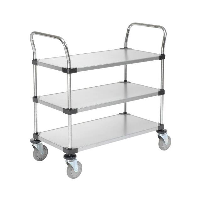 489067 GALVANIZED STEEL UTILITY CART, 3