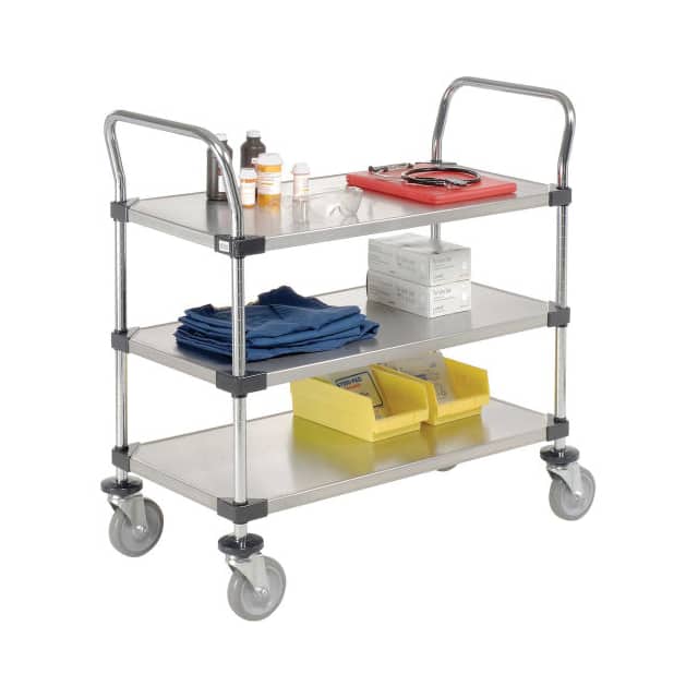 184289 STAINLESS STEEL UTILITY CART, 3