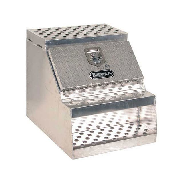1705180 ALUMINUM TRUCK STEP BOX 24 X 28