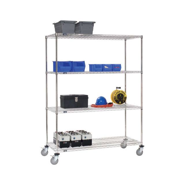 189486AB STAINLESS STEEL WIRE SHELF TRUCK