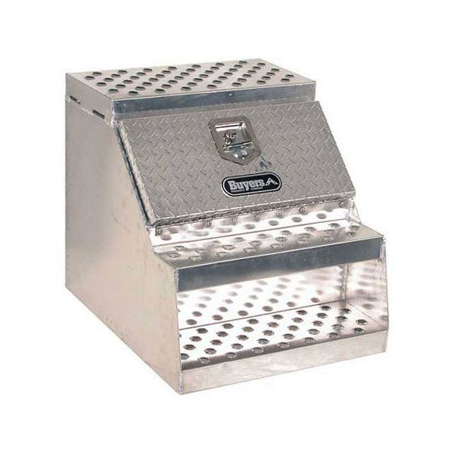 1705183 ALUMINUM TRUCK STEP BOX 24 X 28