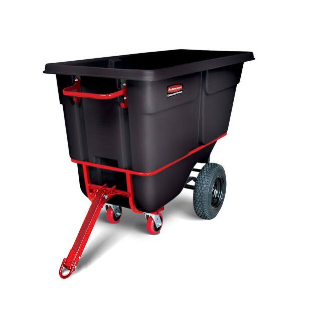 FG131641BLA 1 CUBIC YARD TOWABLE PLASTIC TIL