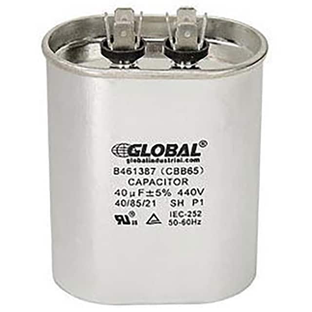 B461387 OVAL RUN CAPACITOR, 440 VOLT, 40