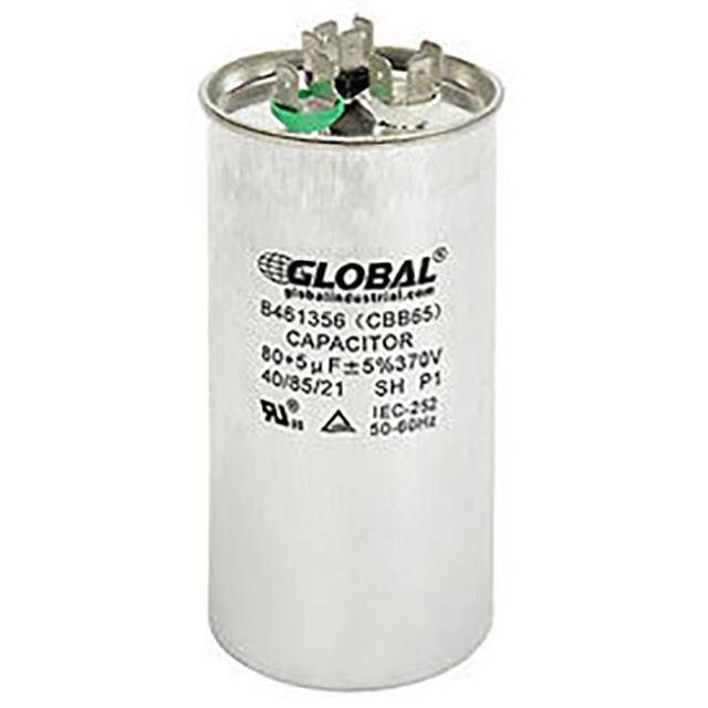 B461356 ROUND DUAL RUN CAPACITOR, 370 VO