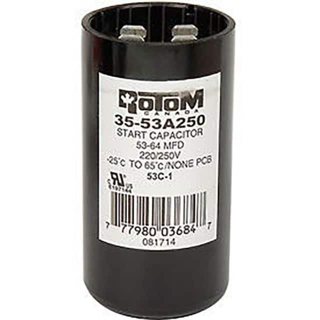 53C-1 MOTOR START CAPACITOR, 220/250 V