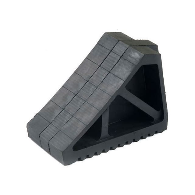 241741 WHEEL & TIRE CHOCK, RUBBER, 10-1