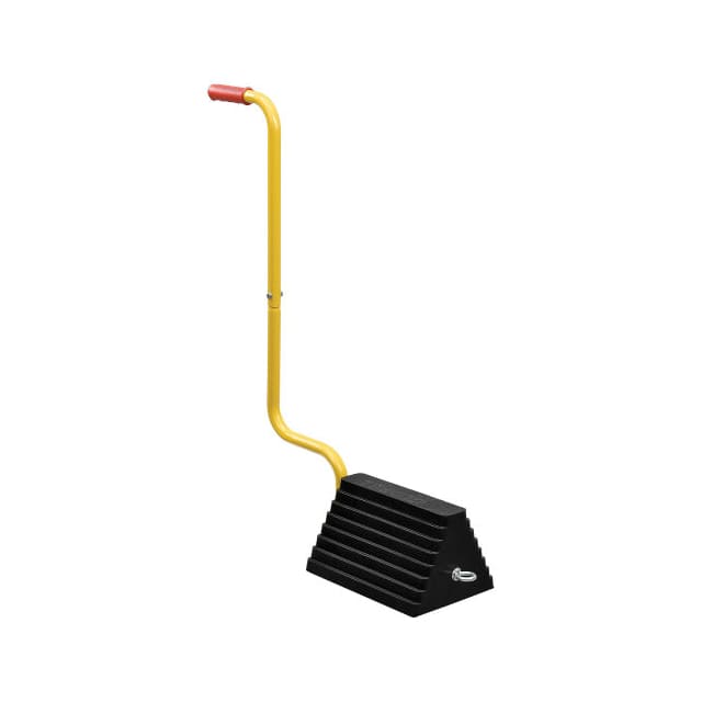 988925 MOLDED RUBBER WHEEL CHOCK W/HAND