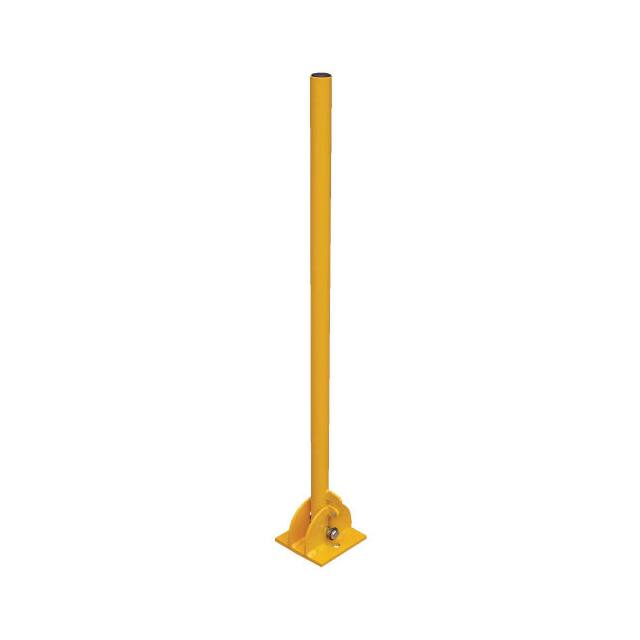 BOL-FD-36-Y FOLDING BOLLARD, 42"H, POWDER CO