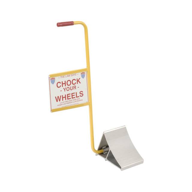 EALUM-7-HS ALUMINUM CHOCK, 7X10X8", W/HANDL