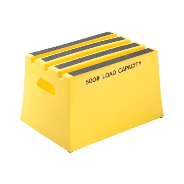 ST-1 YEL 1 STEP PLASTIC STEP STAND, 19-1/