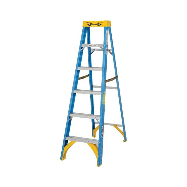 6006## 6' FIBERGLASS STEP LADDER W/ PLA