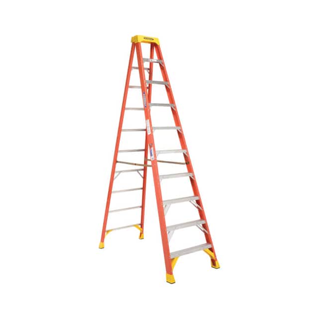 6210 10' FIBERGLASS STEP LADDER W/ PL