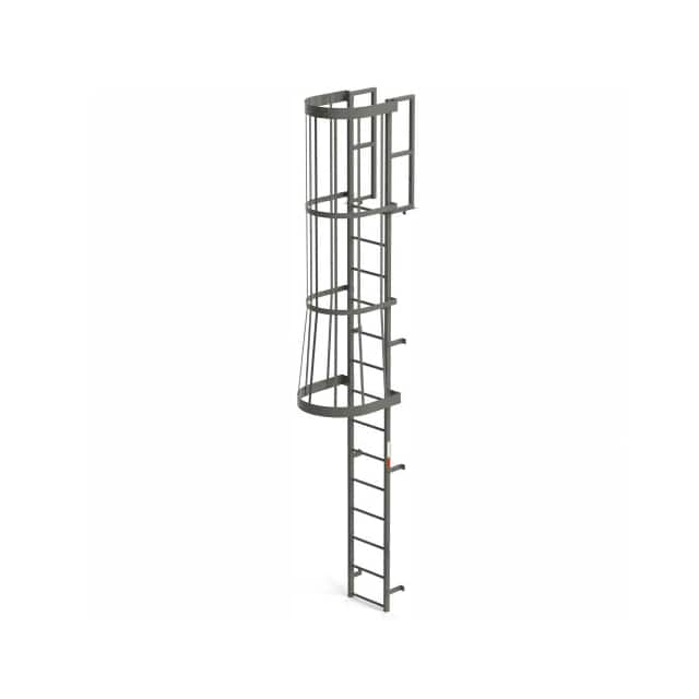 FC14 EGA STEEL FIXED CAGE LADDER, 14
