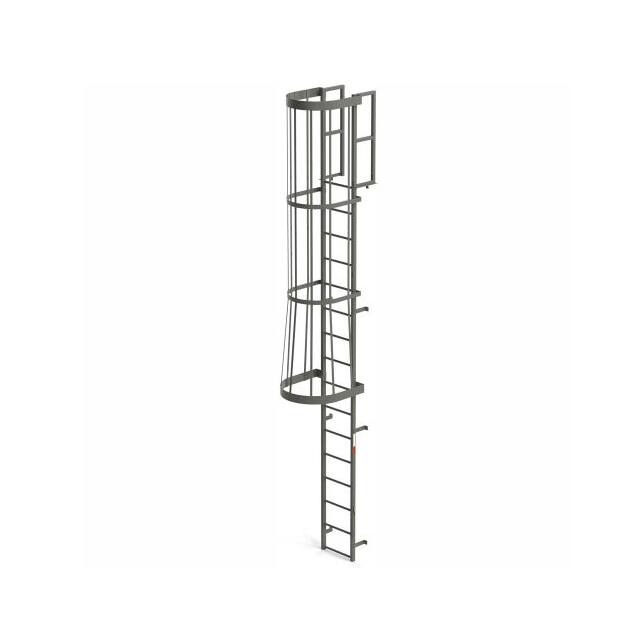 FC16 EGA STEEL FIXED CAGE LADDER, 16