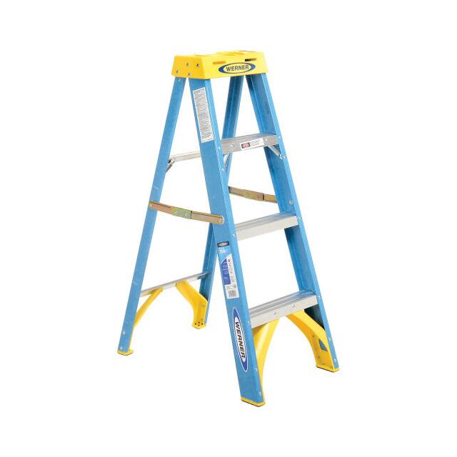 6004## 4' FIBERGLASS STEP LADDER W/ PLA