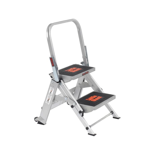 10210BA SAFETY ALUMINUM STEP LADDER, 2 S