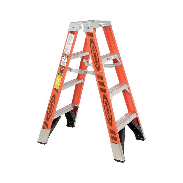 T7404 4' DUAL ACCESS FIBERGLASS STEP L