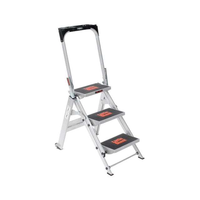 10310BA SAFETY ALUMINUM STEP LADDER, 3 S