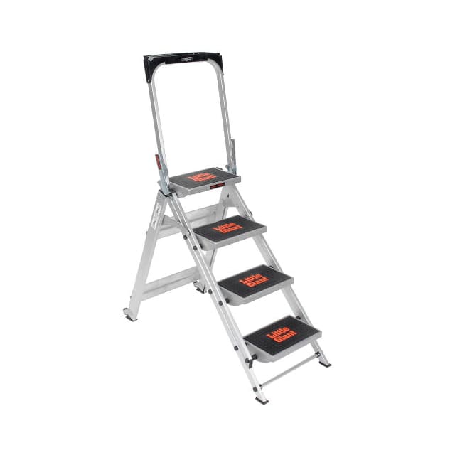 10410BA SAFETY ALUMINUM STEP LADDER, 4 S