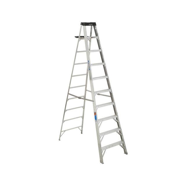 954406 10' TYPE 1A ALUMINUM STEP LADDER