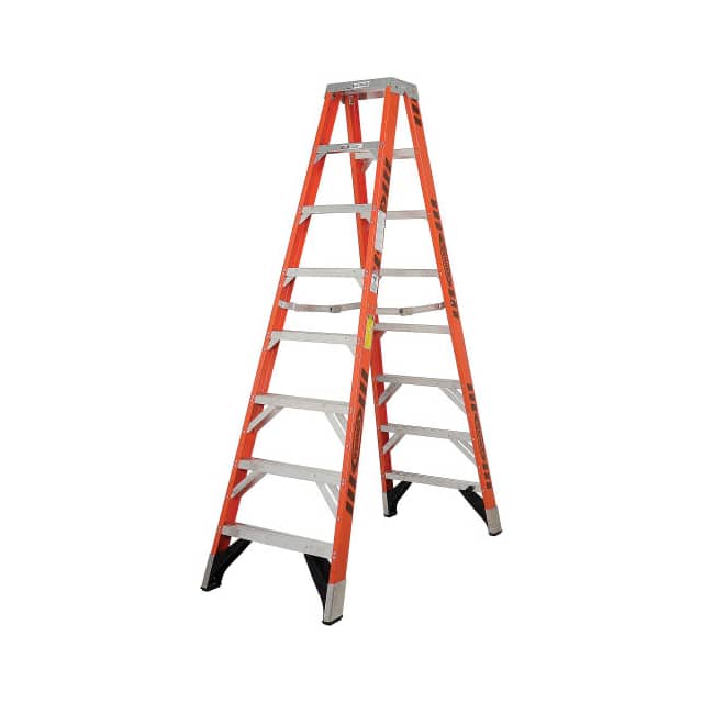 T7408 8' DUAL ACCESS FIBERGLASS STEP L