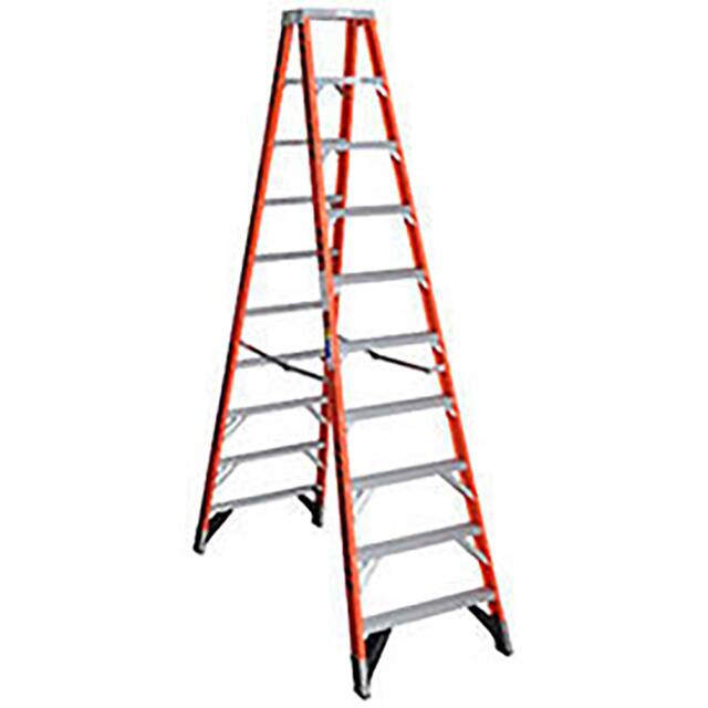 T7410 10' DUAL ACCESS FIBERGLASS STEP