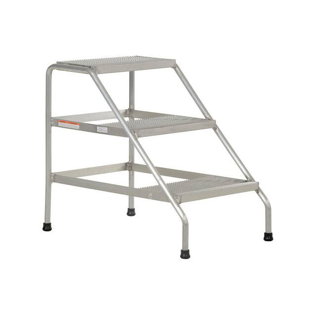 SSA-3 STEP STAND, 3 STEP, WELDED, ALUM