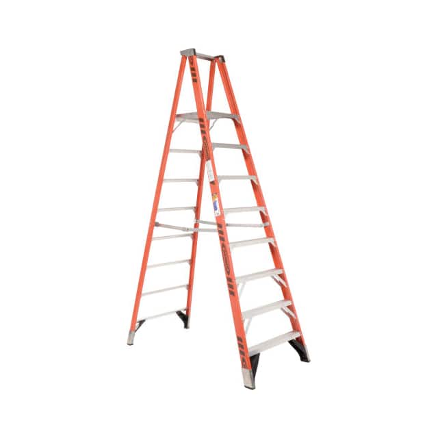 P7408 8' FIBERGLASS PLATFORM STEP LADD