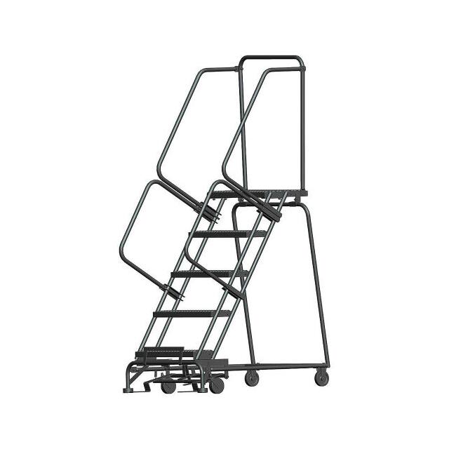 WA053214G 5 STEP SAFETY ROLLING LADDER, WE