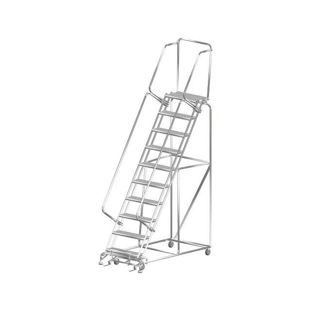 B190007 10 STEP 24"WX76"D STAINLESS STEE
