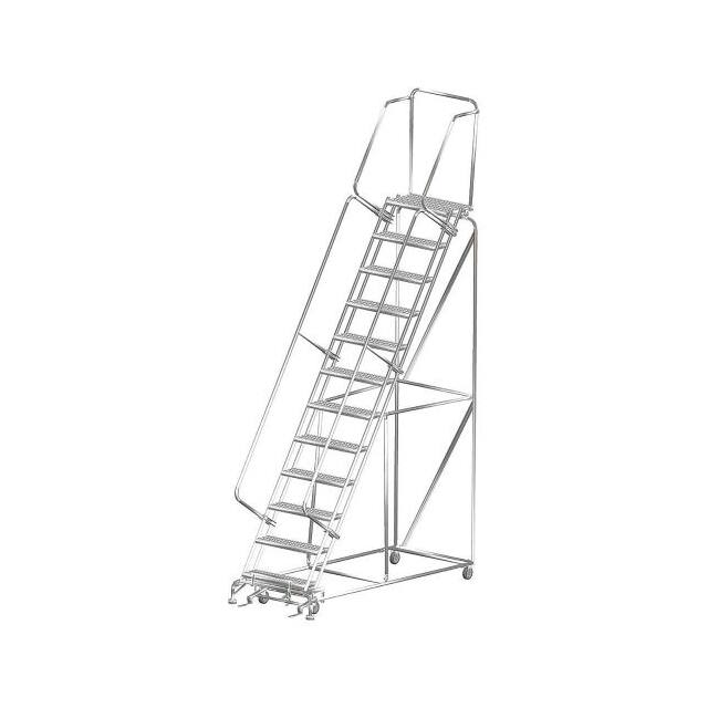 SS123214G 12 STEP 24"WX88"D STAINLESS STEE