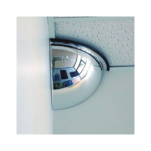 H141185F QUARTER DOME ACRYLIC MIRROR, 18"