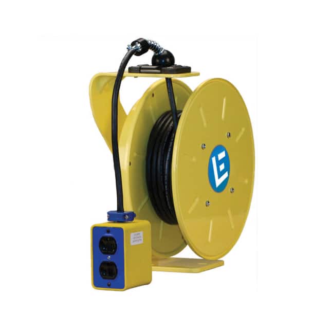 LE9025123QB2 25' 12/3 SJOW CABLE CORD REEL W/