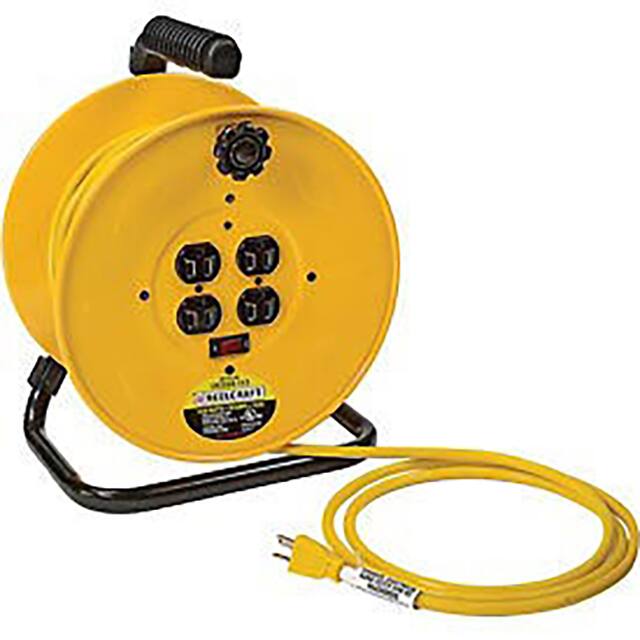 B250714 HAND CRANK CORD REEL, 80' CORD
