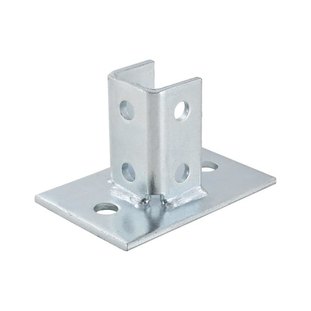 713124 POST BASE, ELECTRO-GALVANIZED, 1