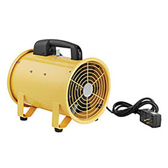 MI0801R PORTABLE VENTILATION FAN, 8" DIA