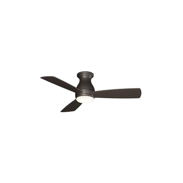 B2354343 HUGH 44" CEILING FAN W/LIGHT KIT