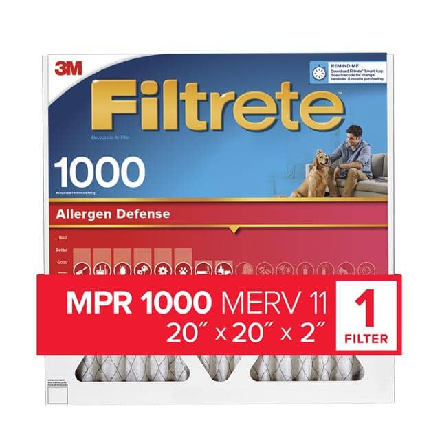 NADP02-2IN-4 1000 MPR FILTRETE ELECTROSTATIC AIR FILTE