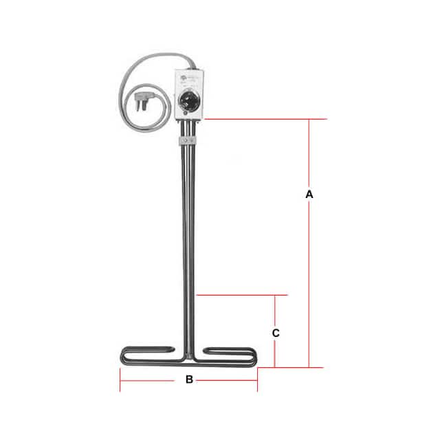 TAT40008 TEMPCO IMMERSION TANK HEATER, 10